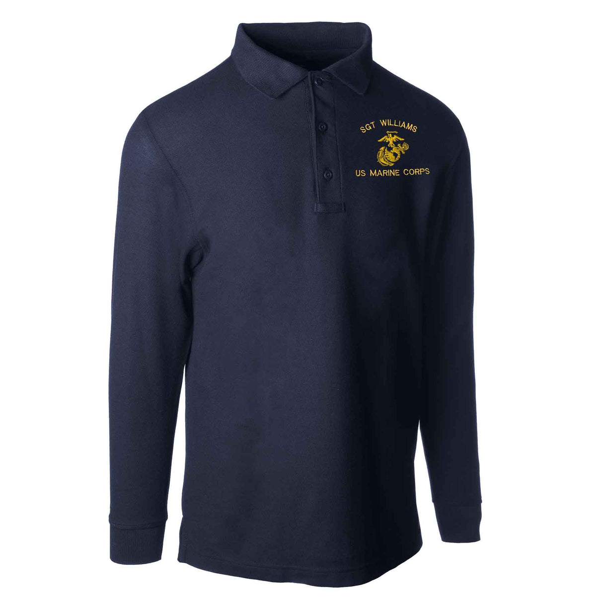 Choose Your Design Tru-Spec® Long Sleeve Golf Shirt - SGT GRIT