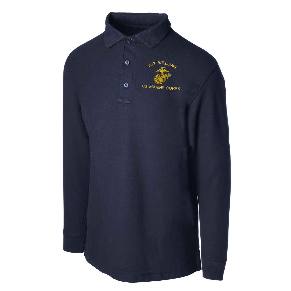 Choose Your Design Tru-Spec® Long Sleeve Golf Shirt - SGT GRIT