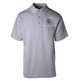 Guadalcanal 1st Marine Division Embroidered Tru-Spec Golf Shirt - SGT GRIT