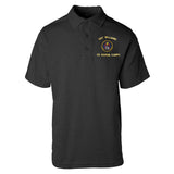 Marine Corps Security Force Embroidered Tru-Spec Golf Shirt - SGT GRIT