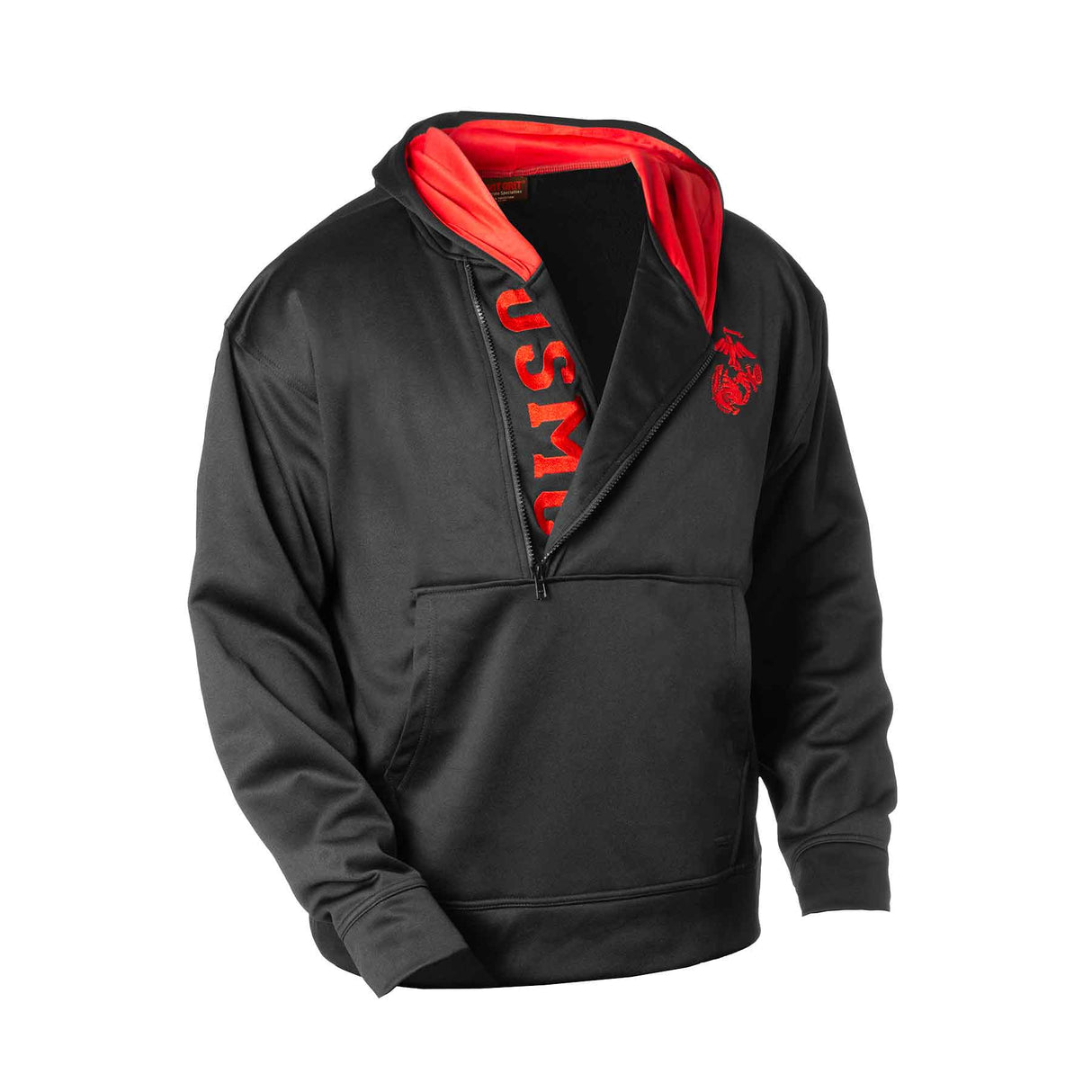 USMC Half Zip Hoodie - SGT GRIT