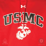 Under Armour USMC Fleece Hoodie - SGT GRIT