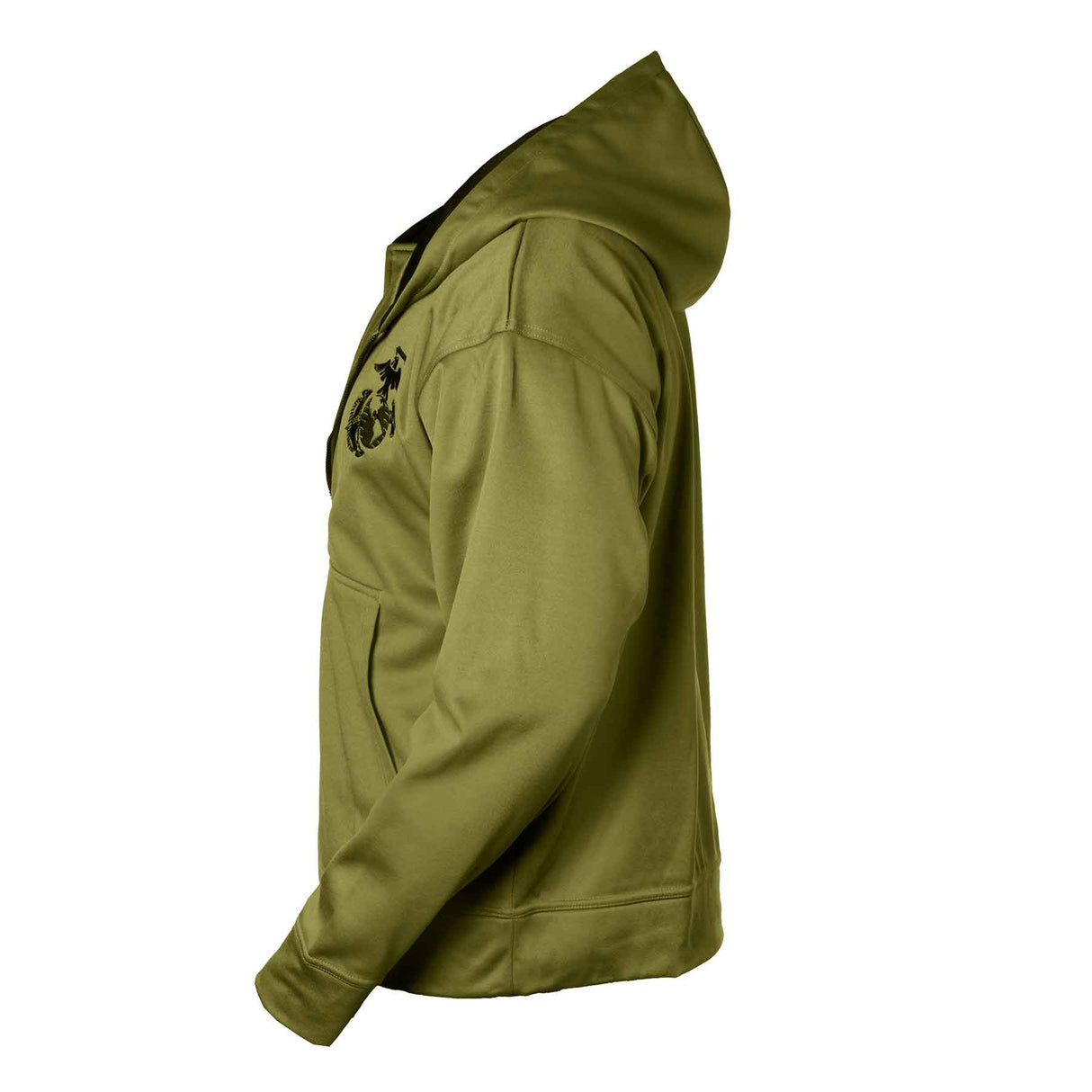 USMC Half Zip Hoodie- OD green - SGT GRIT