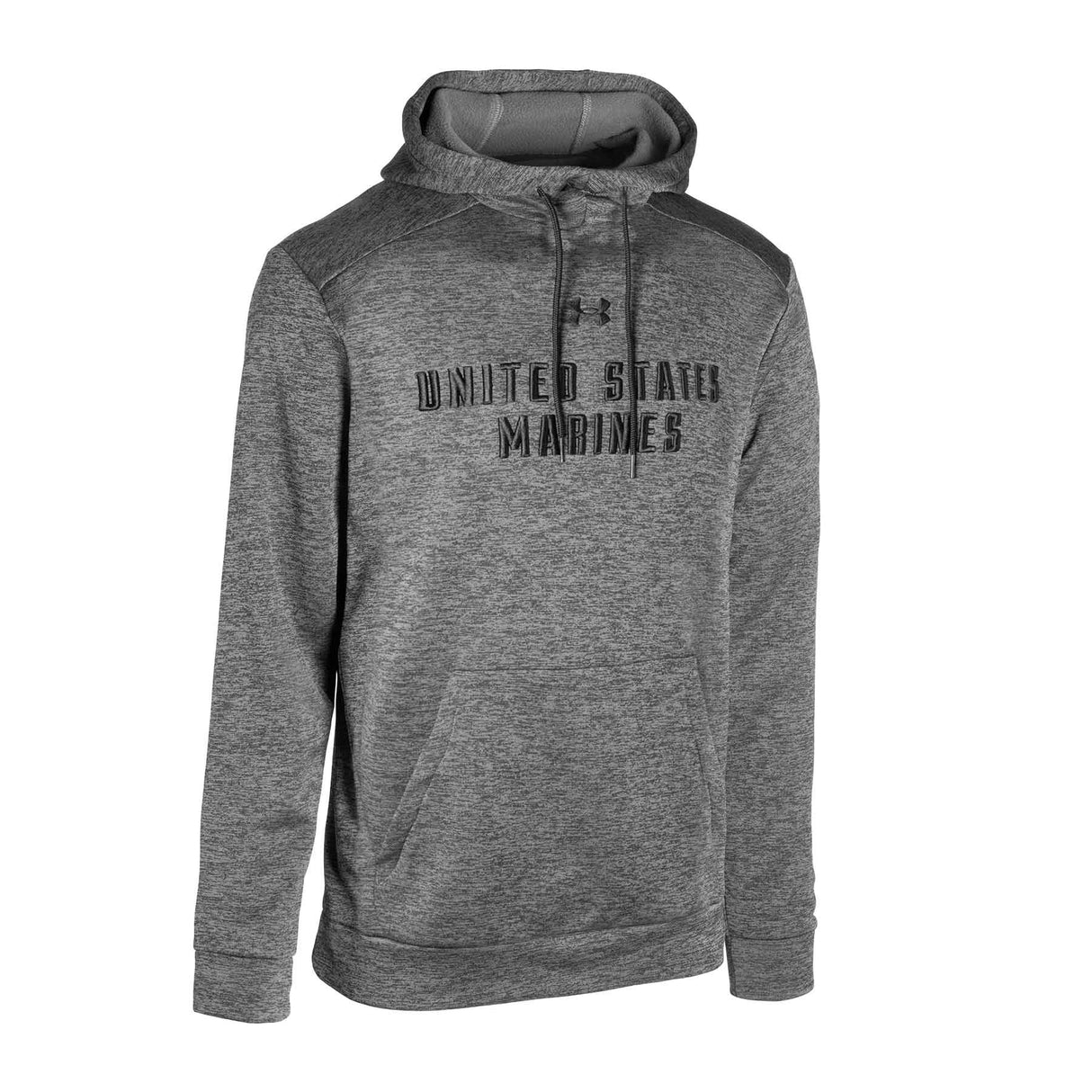 Under Armour USMC Embroidered Armour Fleece Hoodie- Black - SGT GRIT