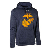 Under Armour USMC Embroidered Armour Fleece Hoodie- Navy - SGT GRIT