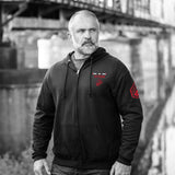 Choose Your Conflict and Rank Full Zip Hoodie - SGT GRIT