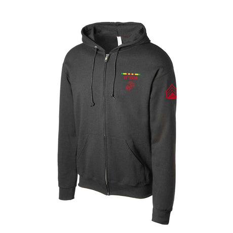 Choose Your Conflict and Rank Full Zip Hoodie - SGT GRIT