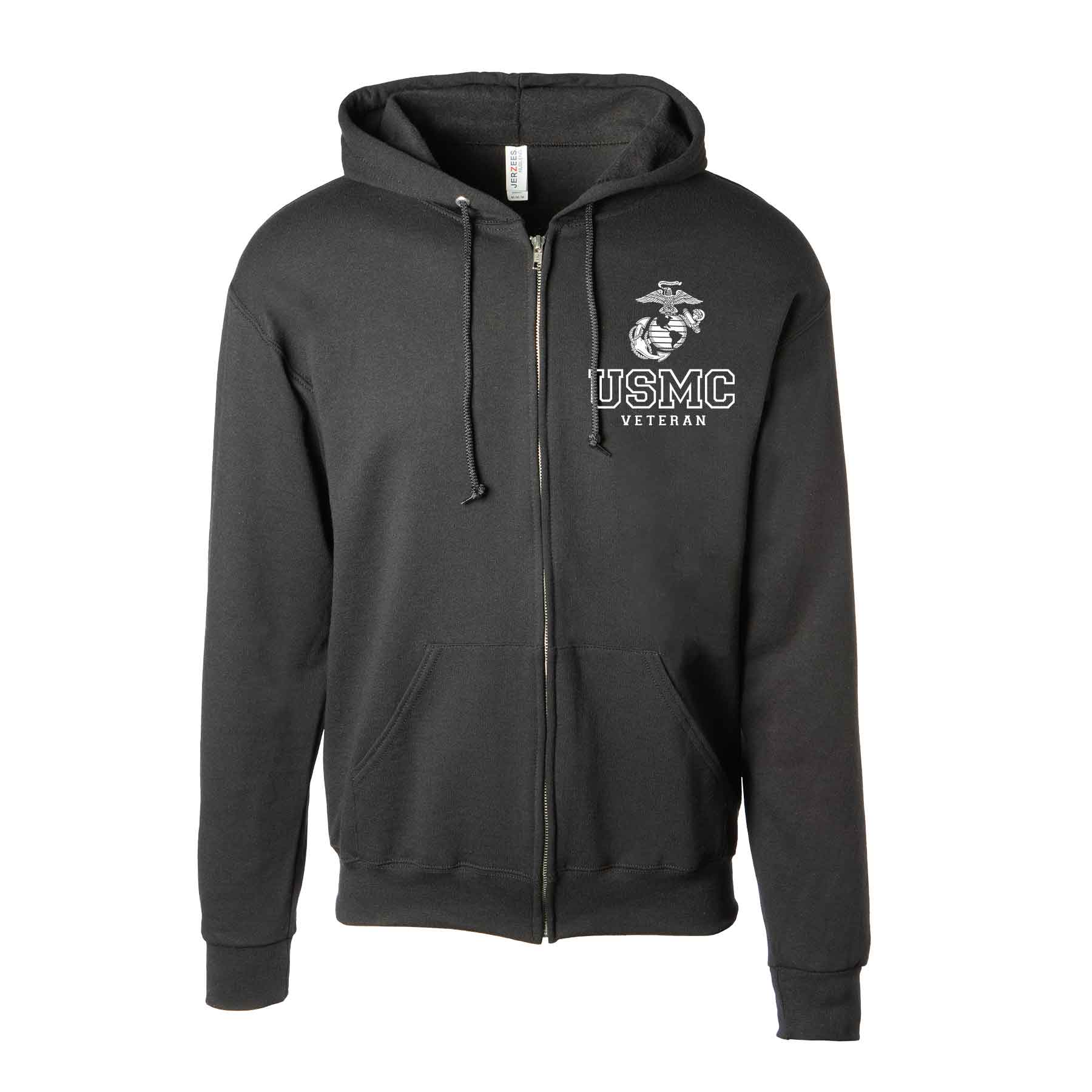USMC Veteran Full Zip Hoodie SGT GRIT
