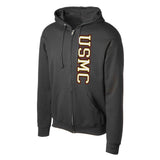 USMC Vertical Full-Zip Hoodie - SGT GRIT