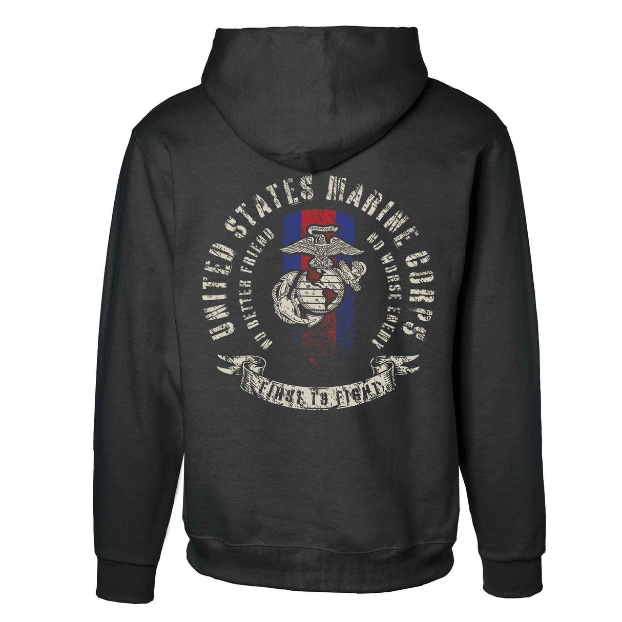 USMC Blood Stripe EGA Hoodie - SGT GRIT