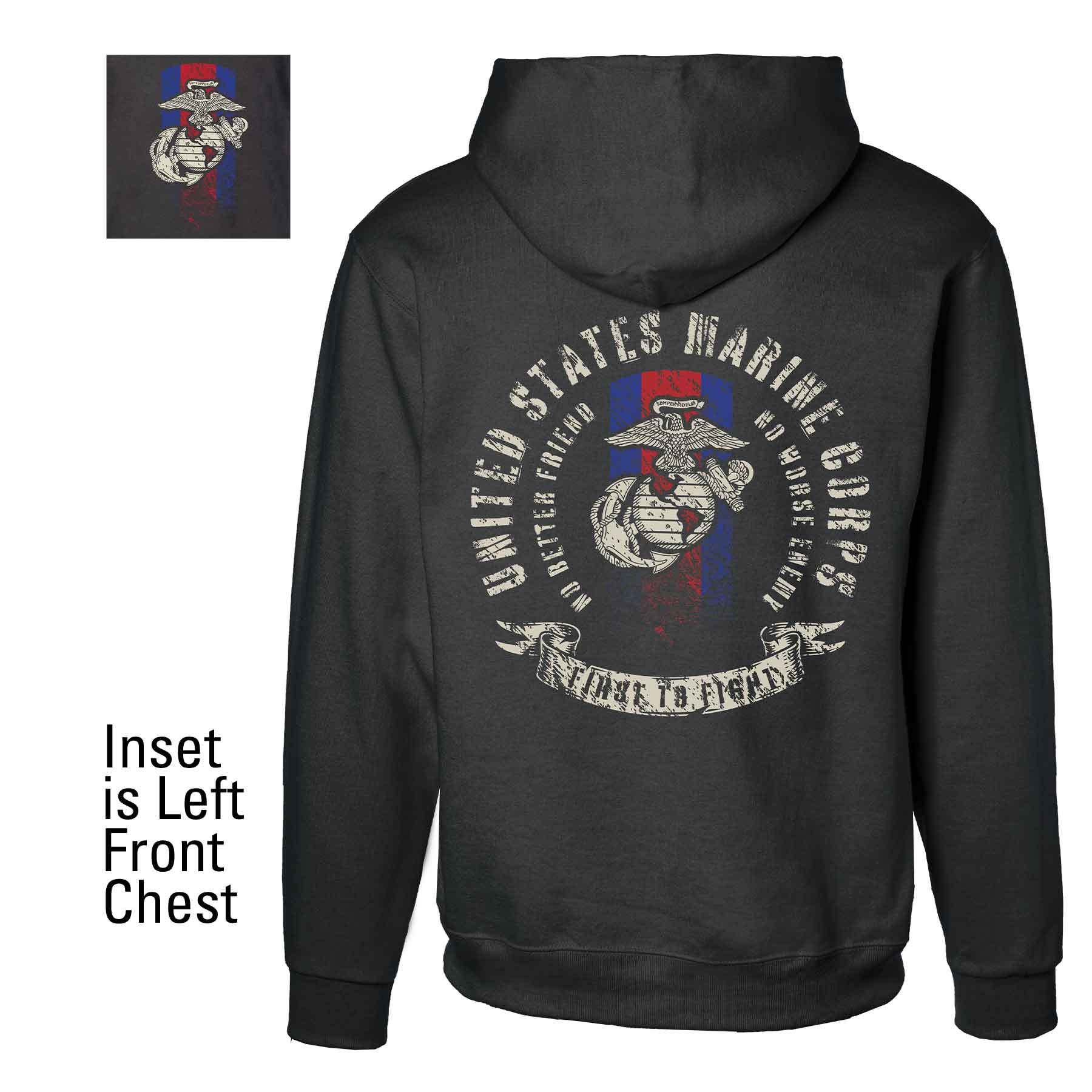 USMC Sweatshirts Marine Corps Hoodies New SGT GRIT