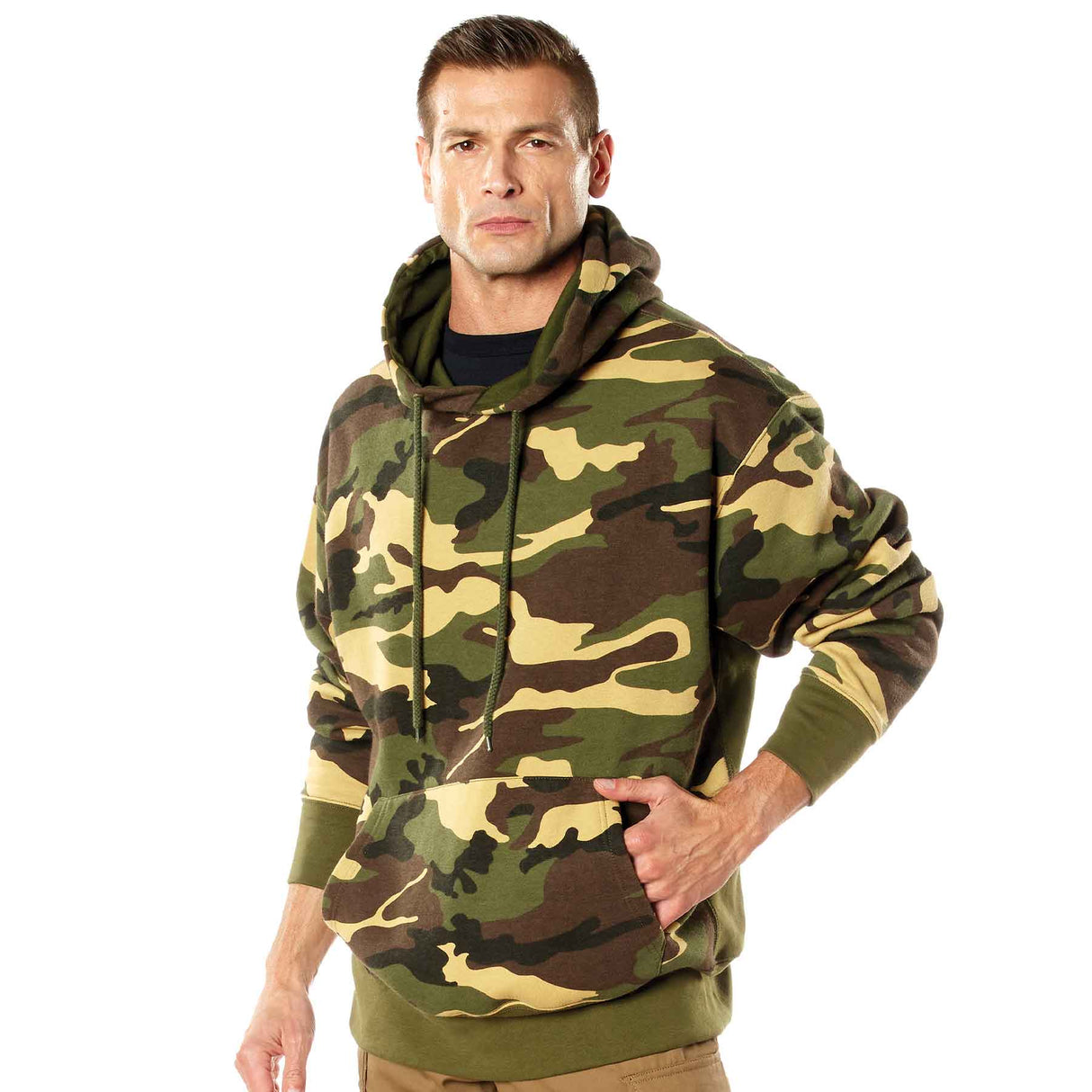 Woodland Camo Hoodie - SGT GRIT