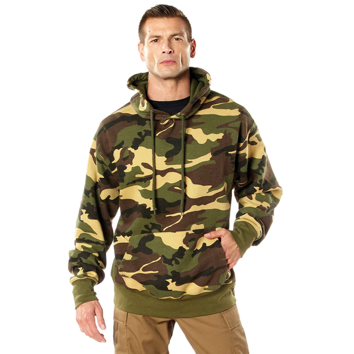 Woodland Camo Hoodie - SGT GRIT