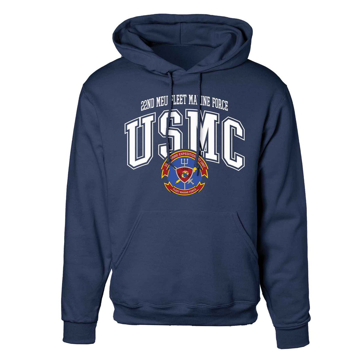 22nd MEU Fleet Marine Force Arched Hoodie - SGT GRIT