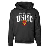 3rd Marine Division Arched Hoodie - SGT GRIT