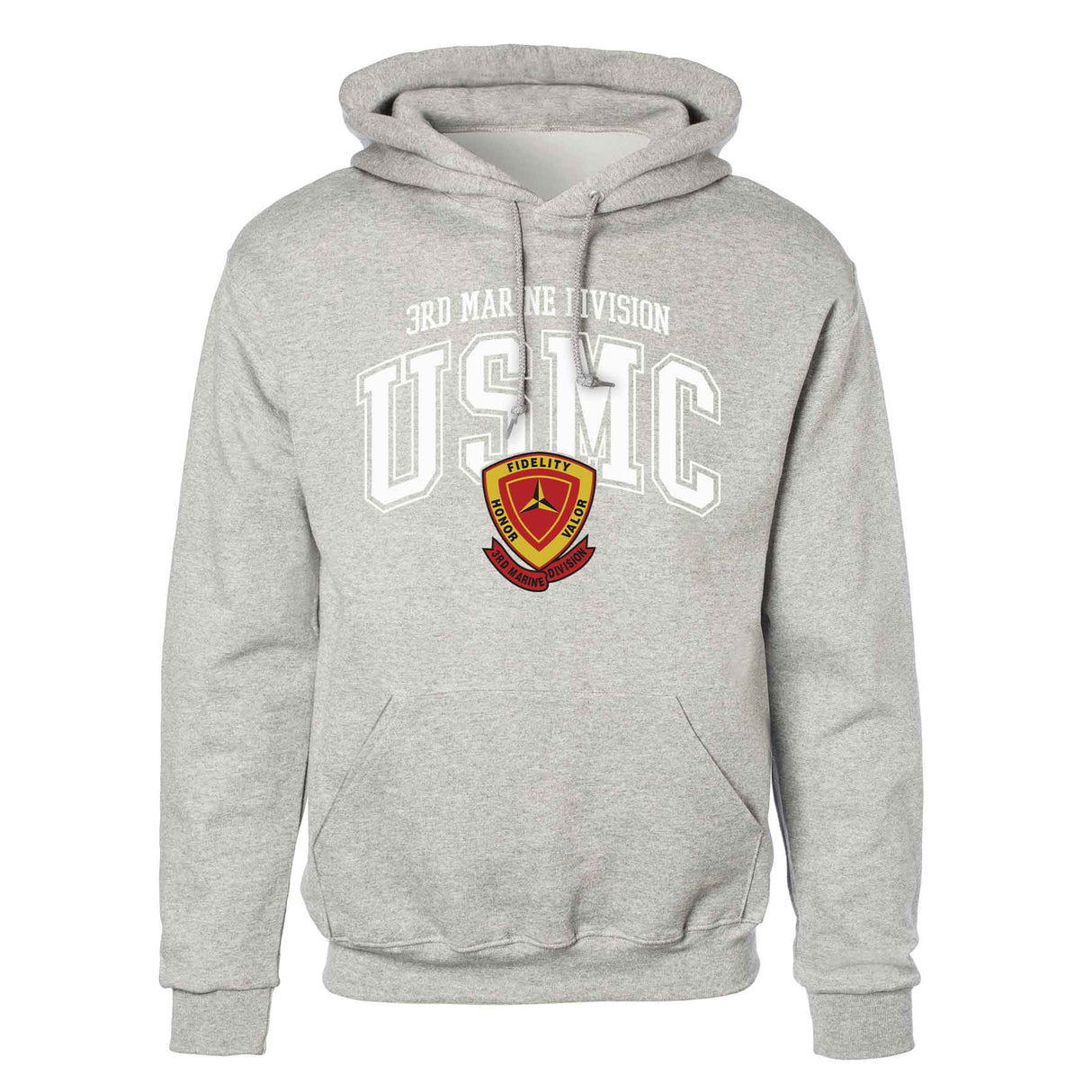 3rd Marine Division Arched Hoodie - SGT GRIT