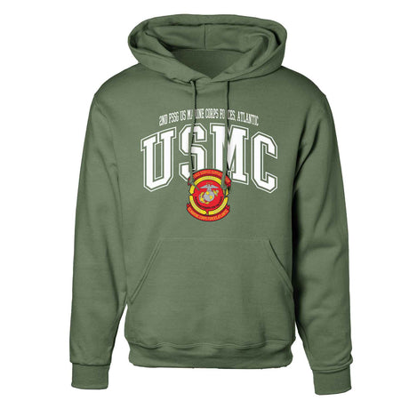 2nd FSSG US Marine Corps Arched Hoodie - SGT GRIT