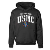 1st Battalion 4th Marines Arched Hoodie - SGT GRIT