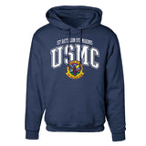 1st Battalion 9th Marines Arched Hoodie - SGT GRIT