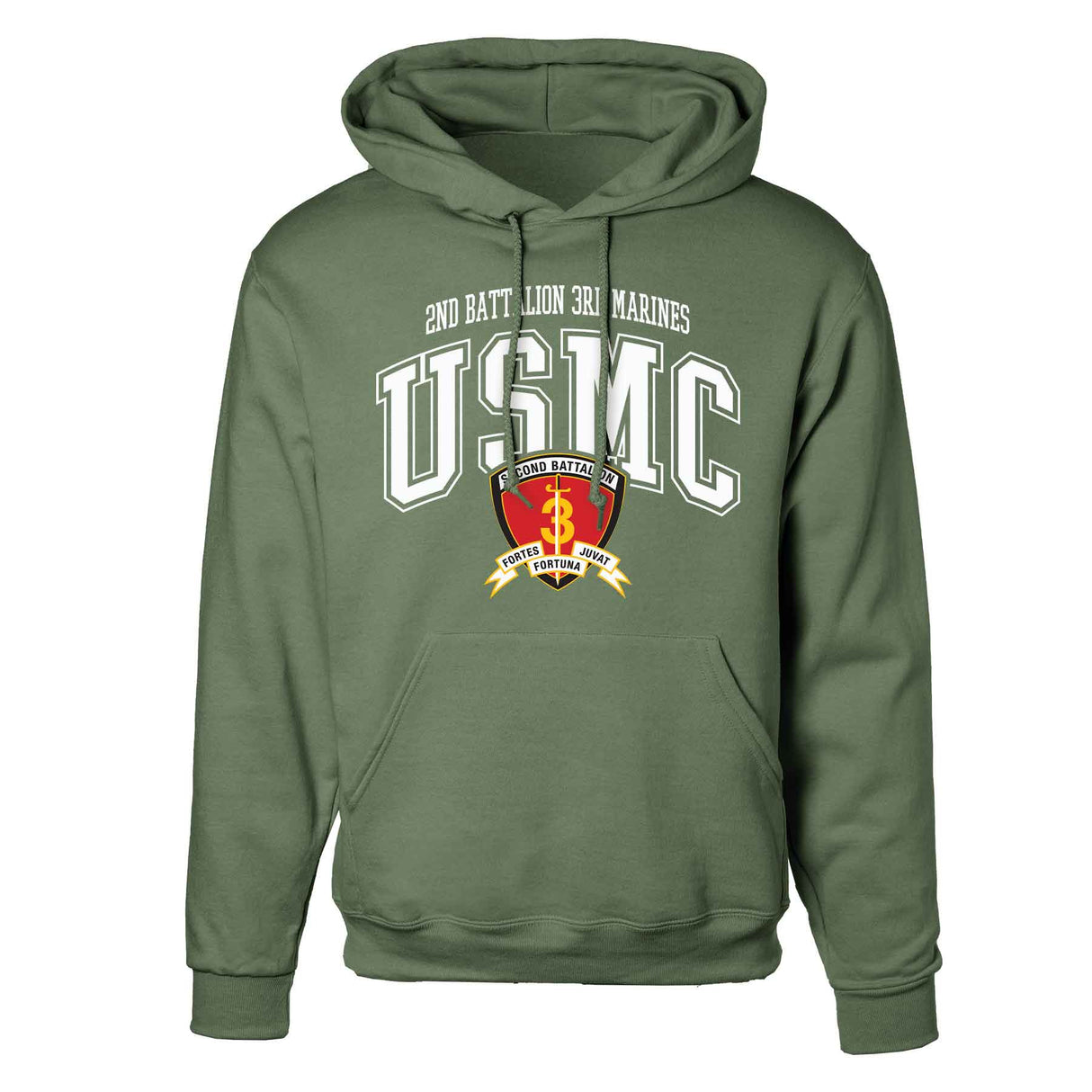 2nd Battalion 3rd Marines Arched Hoodie - SGT GRIT