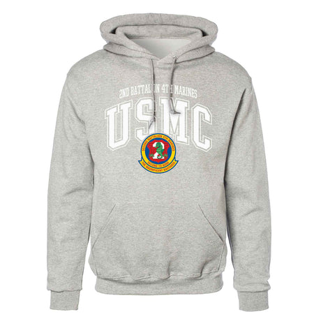 2nd Battalion 4th Marines Arched Hoodie - SGT GRIT