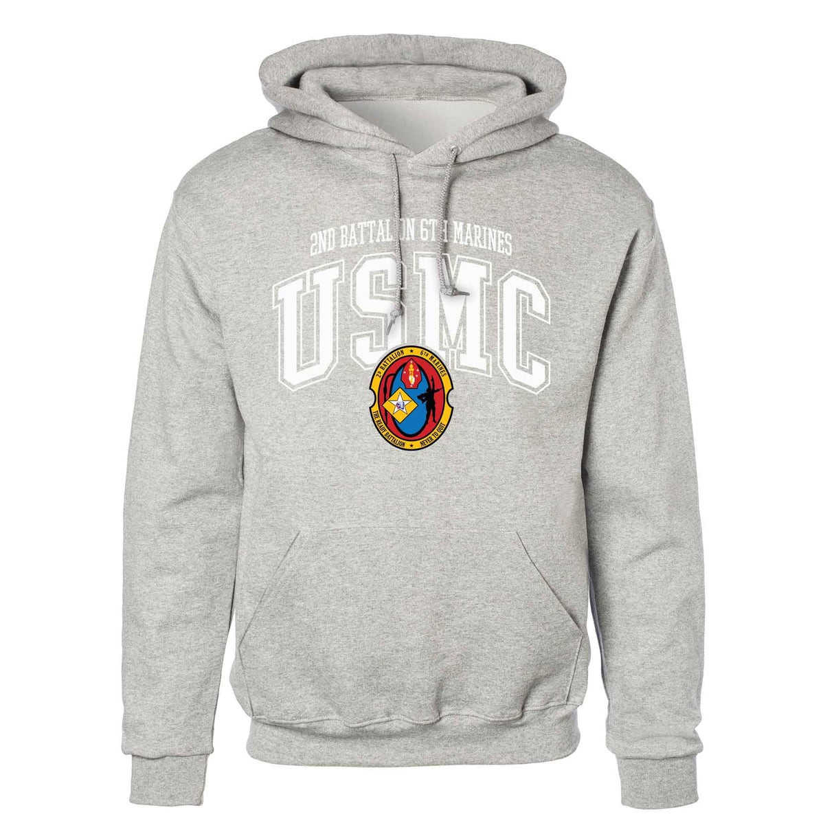 2nd Battalion 6th Marines Arched Hoodie - SGT GRIT