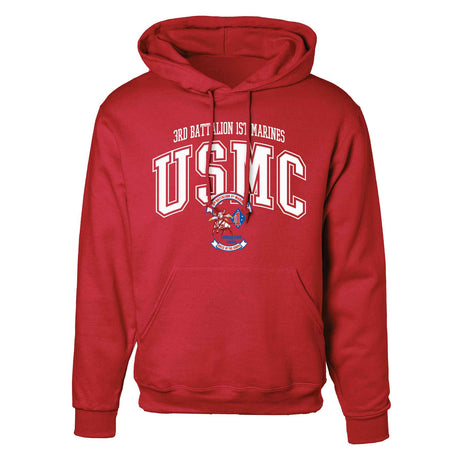 3rd Battalion 1st Marines Arched Hoodie - SGT GRIT