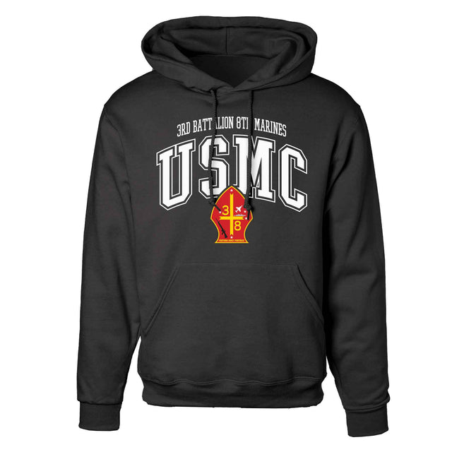 3rd Battalion 8th Marines Arched Hoodie - SGT GRIT