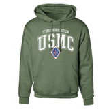 1st Combat Engineer Battalion Arched Hoodie - SGT GRIT