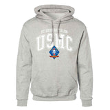 1st Recon Battalion Arched Hoodie - SGT GRIT