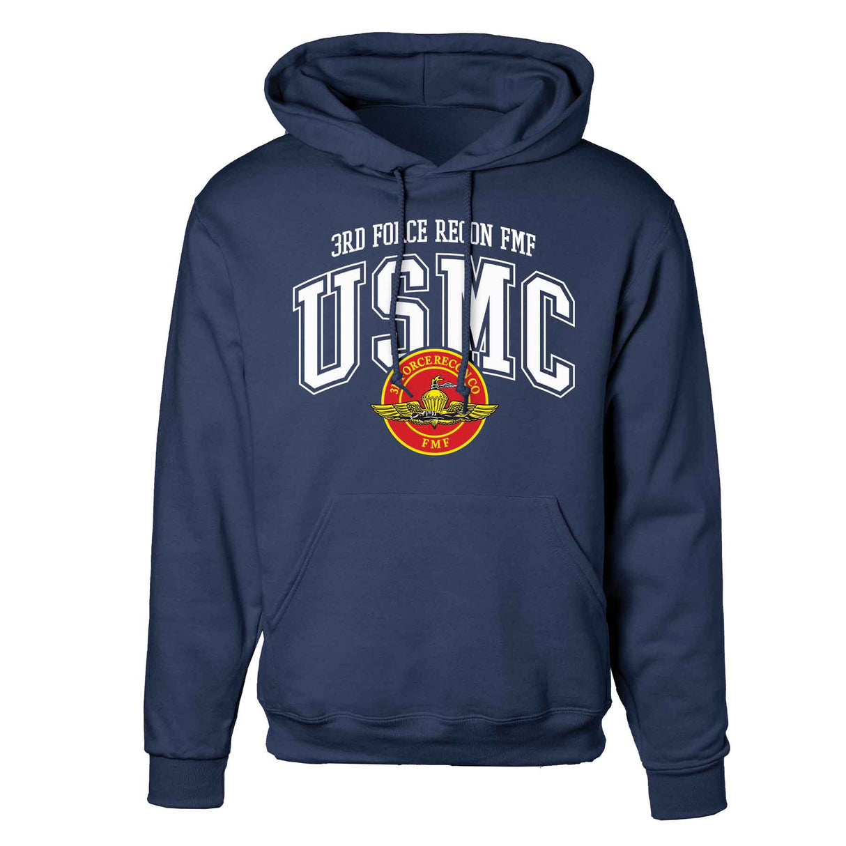 3rd Force Recon FMF Arched Hoodie - SGT GRIT