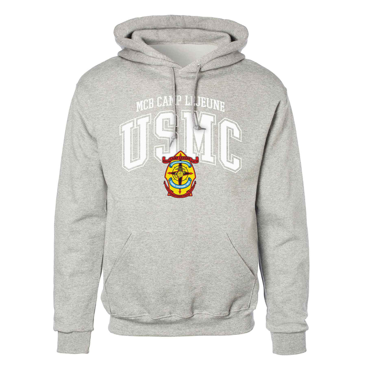 MCB Camp Lejeune Arched Hoodie - SGT GRIT