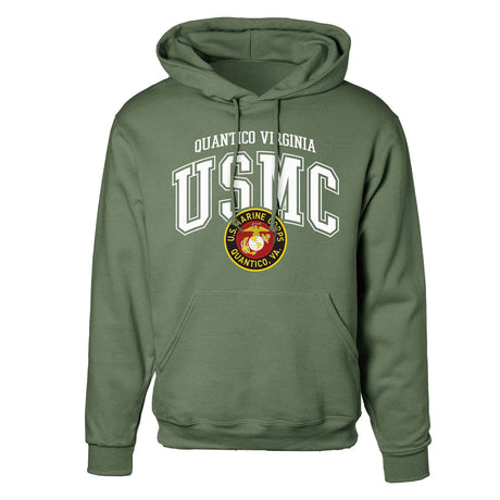 Quantico Virginia Arched Hoodie - SGT GRIT