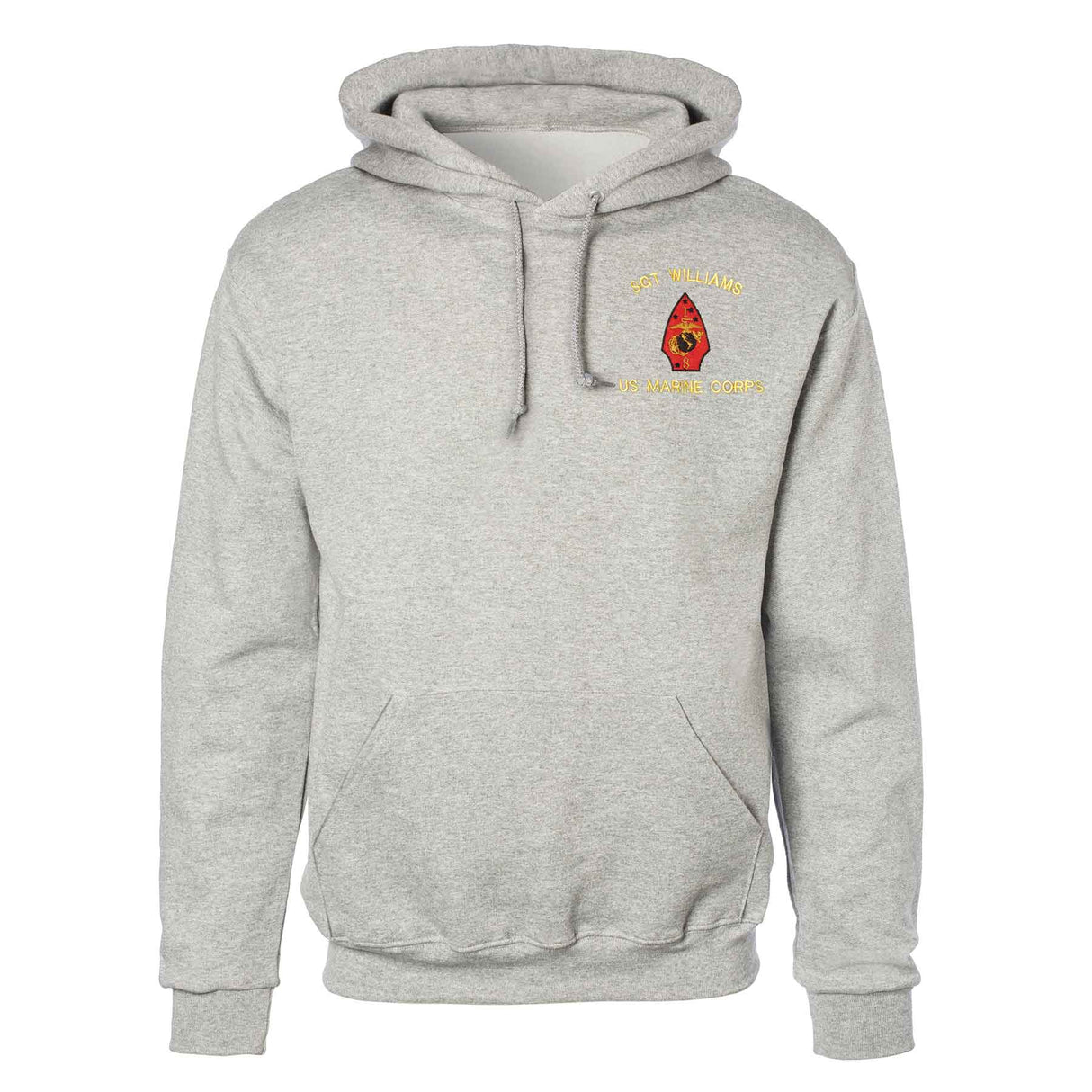 1st Battalion 8th Marines Embroidered Hoodie - SGT GRIT