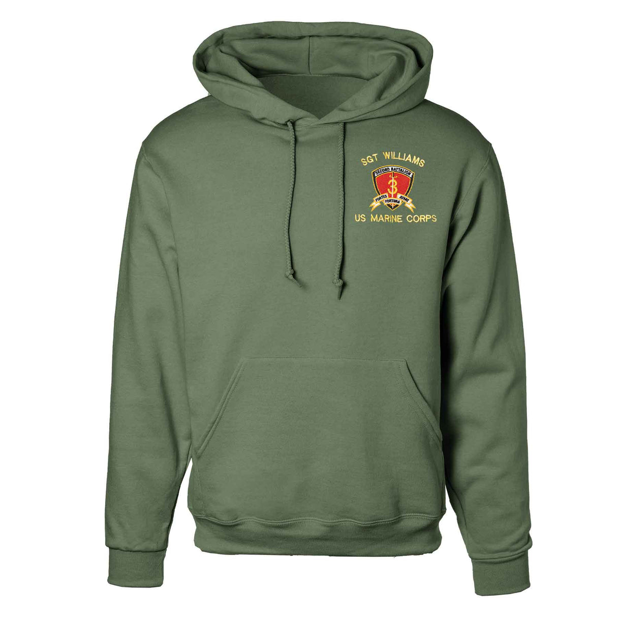 2nd Battalion 3rd Marines Embroidered Hoodie - SGT GRIT