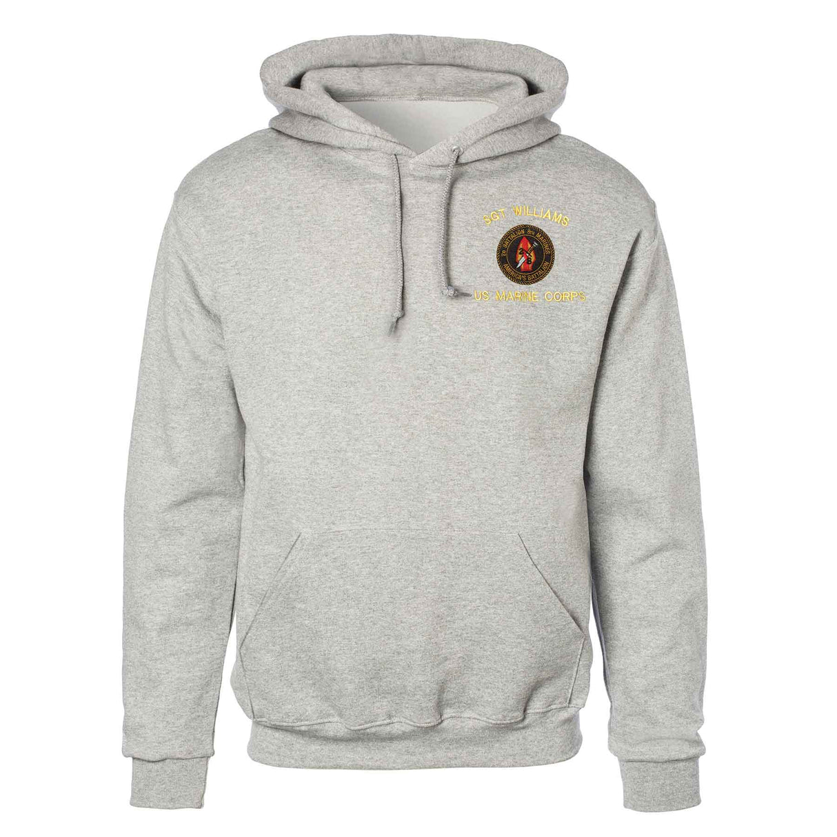 2nd Battalion 8th Marines Embroidered Hoodie - SGT GRIT