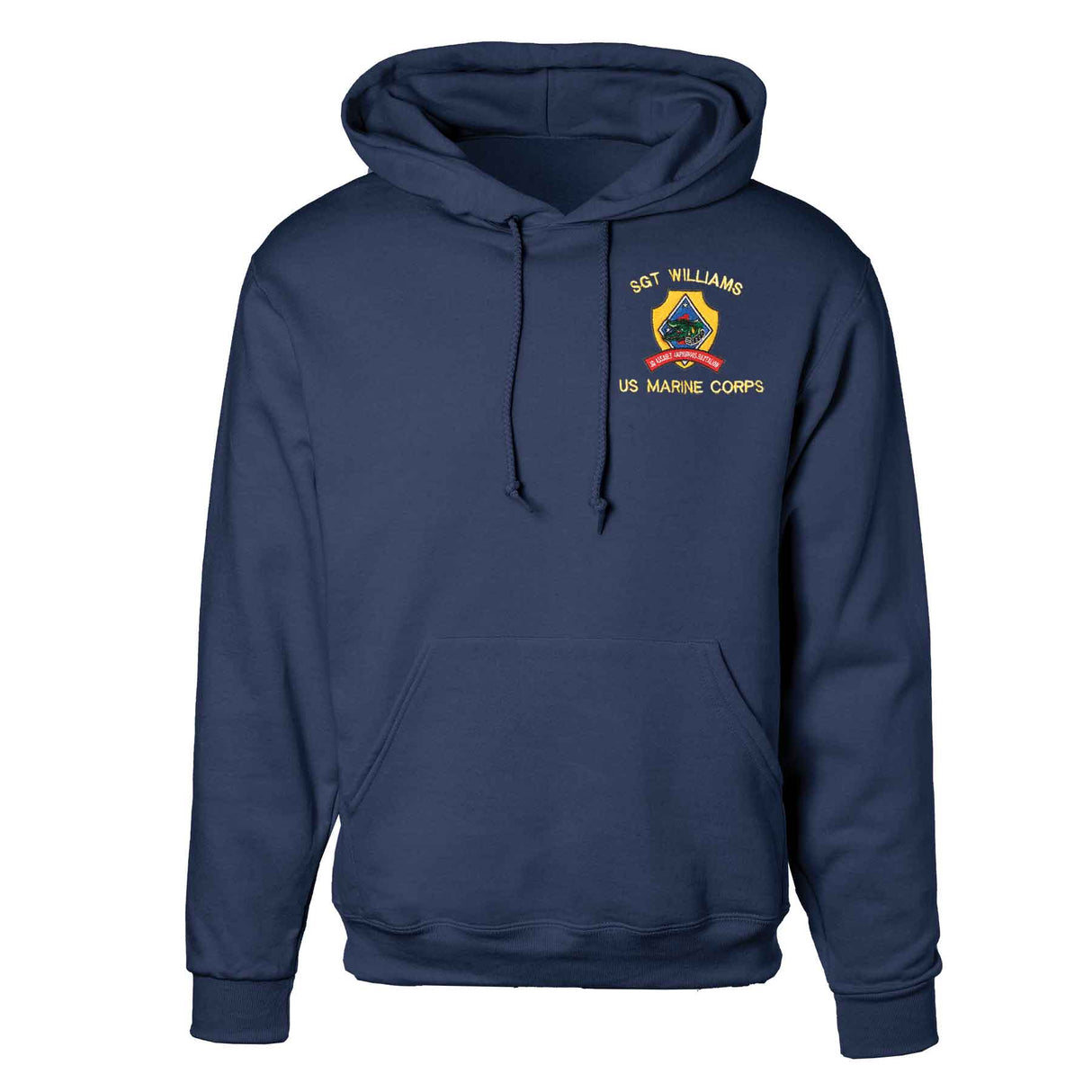 3rd Amphibious Assault Bn Embroidered Hoodie - SGT GRIT