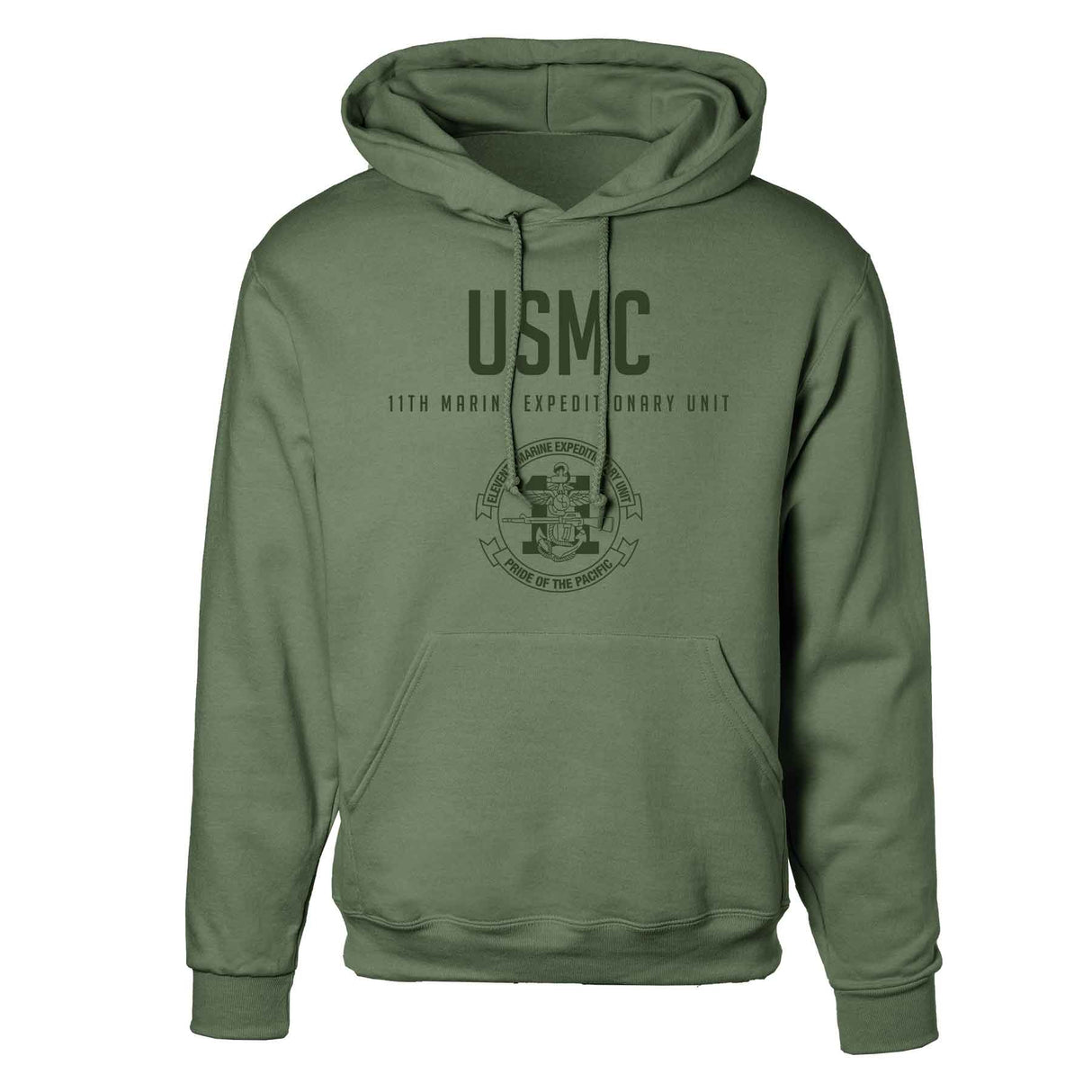 11TH MEU Pride Of The Pacific Tonal Hoodie - SGT GRIT