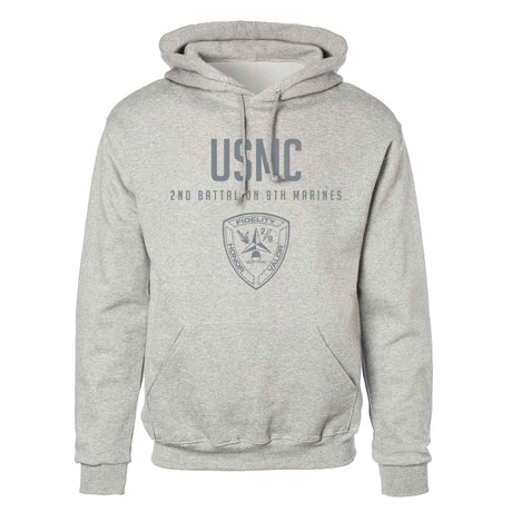 2nd Battalion 9th Marines Tonal Hoodie - SGT GRIT