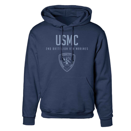 2nd Battalion 9th Marines Tonal Hoodie - SGT GRIT