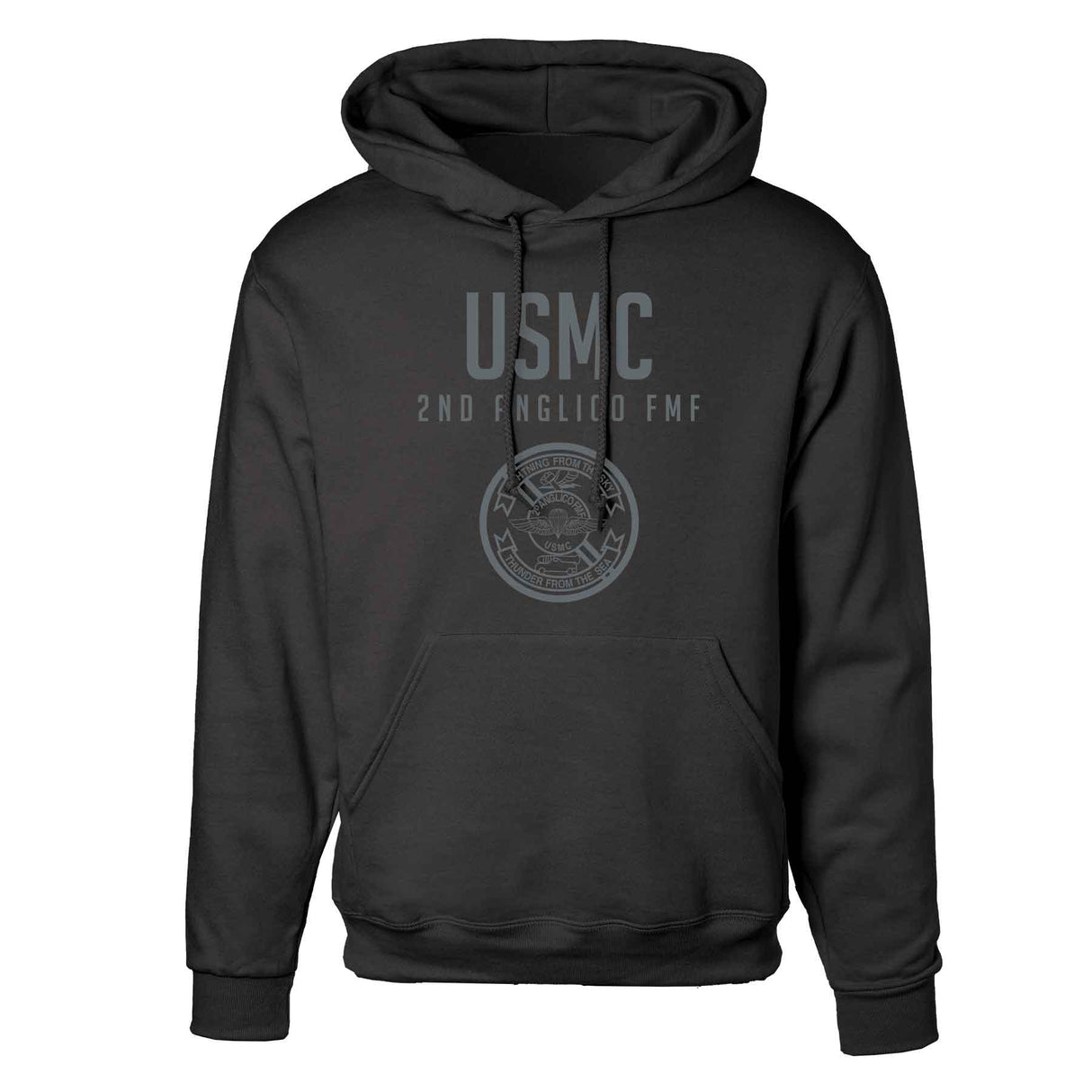 2D Anglico FMF Tonal Hoodie - SGT GRIT