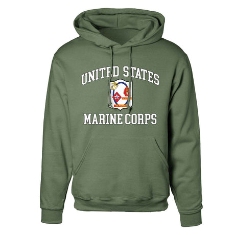 1st Battalion 6th Marines USMC Hoodie - SGT GRIT