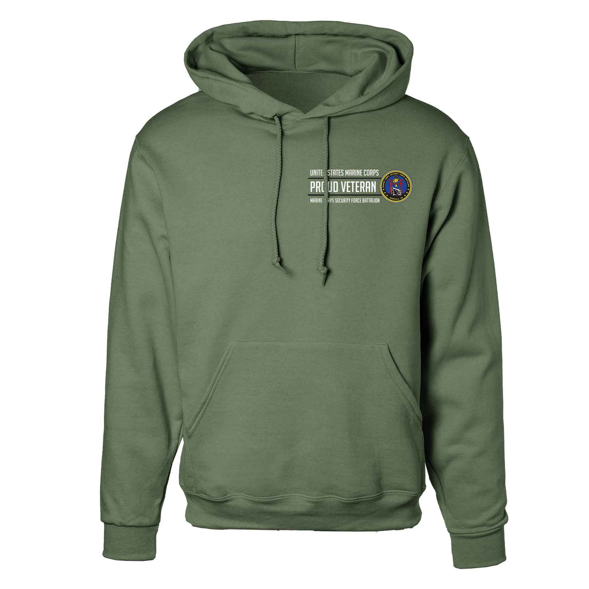 Marine Corps Security Force Proud Veteran Hoodie - SGT GRIT