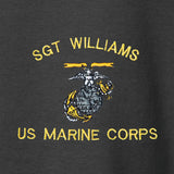 Personalized Embroidered Marine Corps Full-Zip Hoodie - SGT GRIT