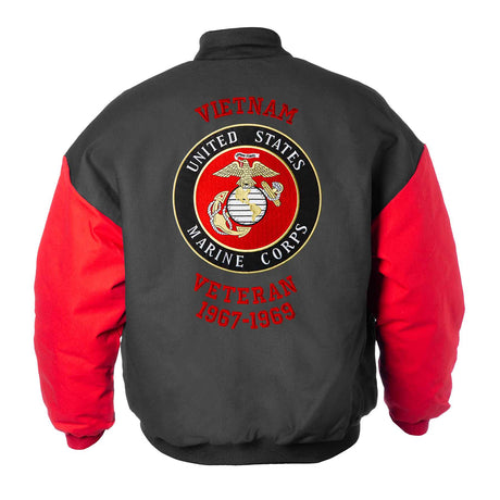 Black & Red EGA Canvas Jacket - SGT GRIT