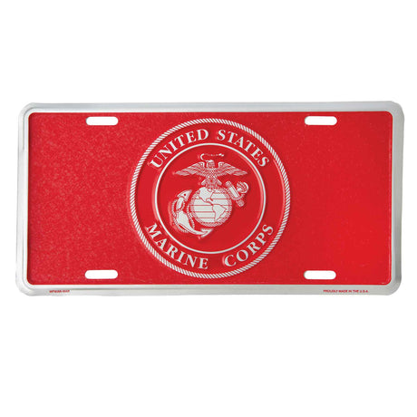 USMC Seal Mosaic License Plate - SGT GRIT