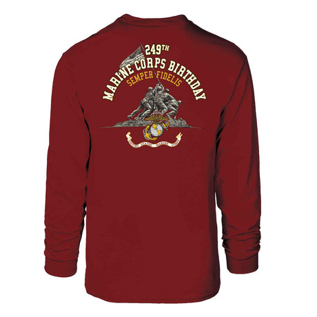 USMC 249th Birthday Long Sleeve - Back - SGT GRIT