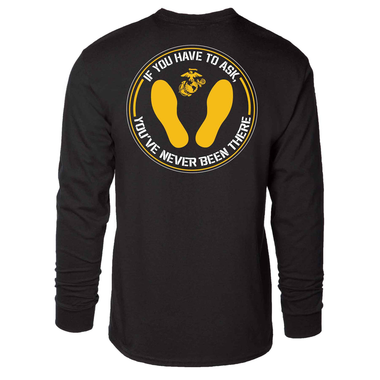 Marines Yellow Footprints Long Sleeve - SGT GRIT