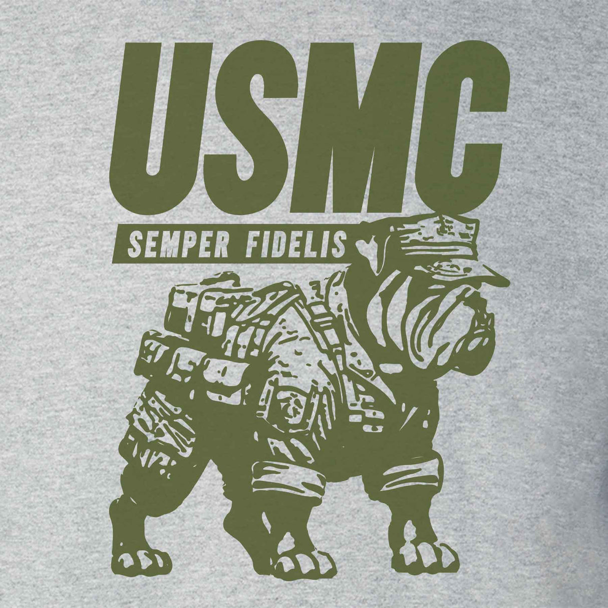 USMC Combat Bulldog Long Sleeve Shirt - SGT GRIT