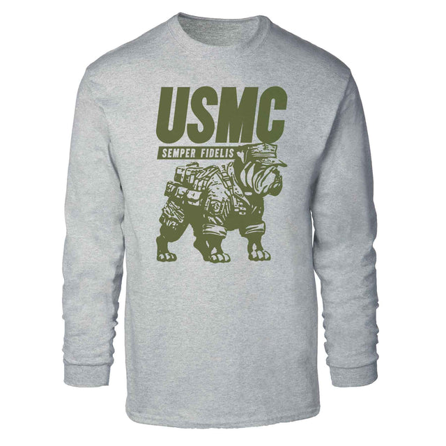 USMC Combat Bulldog Long Sleeve Shirt - SGT GRIT